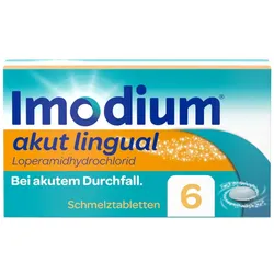 Imodium akut lingual - bei akutem Durchfall, schmilzt auf der Zunge
