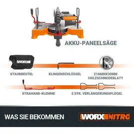 Worx WX845.9 ohne Akku