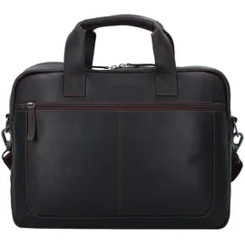 The Chesterfield Brand Wax Pull Up Aktentasche Leder 40 cm Laptopfach braun