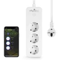 Offgridtec Smarte 3-fach Steckdosenleiste mit Smart Life- oder Tuya-App