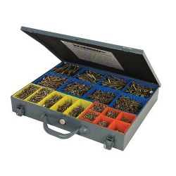 Senkkopfschrauben Set 3.400-tlg Gelb verzinkt