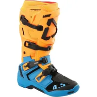 Leatt 4.5 Bluringe Motocross Stiefel blau-orange, Größe 47 für
