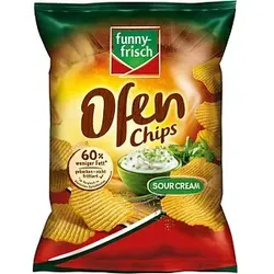 funny-frisch Ofen Chips Sour Cream Chips 125,0 g