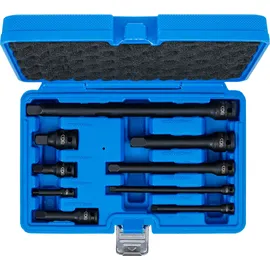 BGS Kraft-Verlängerungs-Satz 6,3 mm (1/4") / 10 mm (3/8") / 12,5 mm (1/2") 9-tlg.