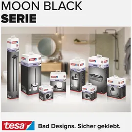 Tesa Moon Bademantelhaken Matt Schwarz