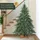salcar Weihnachtsbaum 210 cm mit Holzständer, Pvc, Realistisch