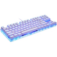 MOTOSPEED K87S mechanische Tastatur, 87 Tasten | USB Plug and Play | 9 LED-Lichteffekte | RGB anpassbare Hintergrundbeleuchtung | Ergonomisches Des...