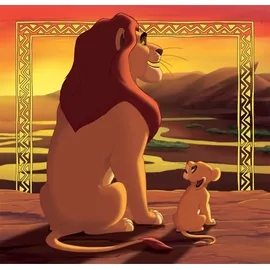 CLEMENTONI König der Löwen Puzzle 3 x 48 Teile - Puzzle Disney 32 x 22 cm für Kinder ab 5 Jahre - buntes Kinderpuzzle mit besonderer Leuchtkraft & Farbintensität 25323