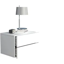 Livetastic Nachtschrank Usal 45 x 32 x 30 cm Weiß