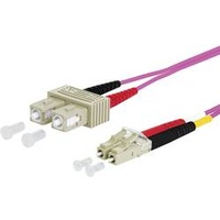 METZ CONNECT 151S1EOJO50E Glasfaser LWL Anschlusskabel [2x SC-Stecker -