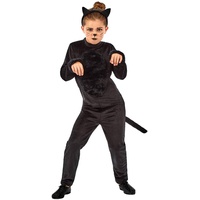 Fun Shack Katzen Kostüm Kinder, Mädchen Schwarze Katze Body, Mädchen kätzchen kleid, Mädchen halloween kostüm XL