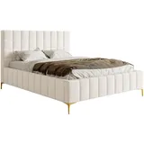 Selsey Polsterbett Creme, 140 cm Schlafzimmer, Betten, Polsterbetten