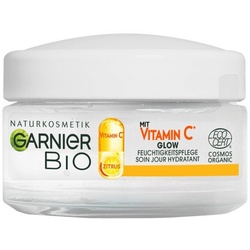 GARNIER Tagescreme Bio Feuchtigkeitspflege Vitamin C, Hautcreme, Geschichtscreme weiß