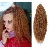 30 20" 50cm 500G / BRAZILIAN / 5 teilige Packung wellenförmiger extensions für flechten crochet/pro Stück 100G / Premium Haar echthaar Look + eine Satin-Nachtmütze geschenkt