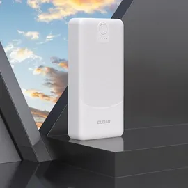 DUDAO K10Pro Powerbank 2 4 A 20000 mAh 2 x USB-A - Weiß