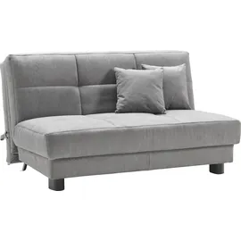 Ell + Ell Schlafcouch Polyester 2-Sitzer Grau