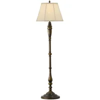 Elstead Lighting Feiss - Stehlampe, Lincolndale 1xE27/60W/230V bronze/beige -