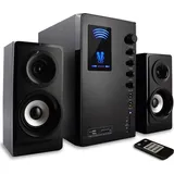 TRACER SPEAKERS 2.1 Tumba Heim-Audio-Midisystem, 10 W, Schwarz
