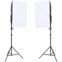 vidaXL Fotostudio-Set mit Beleuchtung, Hintergrund und Reflektor