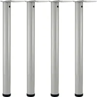 Vasalat Vasalat, + 60mm, Stahl silber 4 Stück