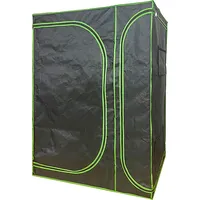TSGPS Growbox Gewächshaus Zuchtzelt 120 x 90 x 145 cm Schwarz, Grün