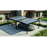 sunelements SunPort Energy 7,18 x 4,47 m anthrazit-metallic mit Photovoltaik Dach