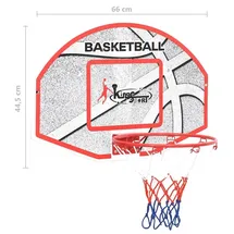 vidaXL 5-tlg. Basketball-Set zur Wandmontage 66x44,5 cm