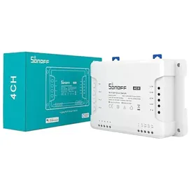 Sonoff 4CHPROR3 Smart Switch, 4-Kanal Schaltaktor, WiFi + 433MHz