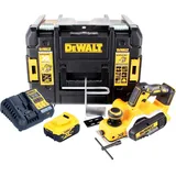 DeWalt DCP 580 P1 Akku Hobel 18V 82mm + 1x Akku 5,0Ah + Ladegerät + TSTAK