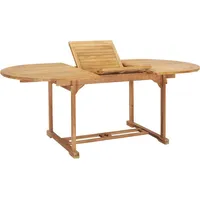 vidaXL Gartentisch Ausziehbar 150-200 x 100 x 75 cm Braun