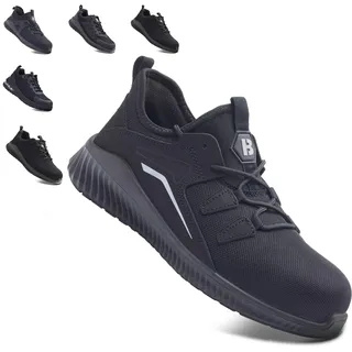Blackrock Breeze Sicherheitsschuhe für Herren und Damen, Arbeitsschuhe mit Stahlkappe, leichte Verbundwerkstoffe, leichte Zwischensohle, Arbeitsstiefel, Arbeitsschuhe, Sicherheitsschuhe, Schwarz,