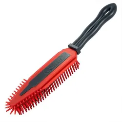 Tierhaarentferner VILEDA "Vileda Pet Pro Elecrostatic Brush", grau (grau, rot), B:6cm H:27,8cm L:4cm, Gummi, Reinigungsbürsten, Elektrostatische Bürste zur einfachen Tierhaarentfernung