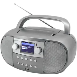 Soundmaster SCD7600TI Internet Tischradio DAB+, UKW, Internet CD, USB, Bluetooth®, WLAN, Radio, Grau