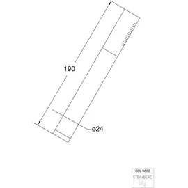 Steinberg Stabhandbrause chrom (099.9655)