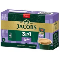 Jacobs 3in1 Milka Instant-Kaffee mit Kakao löslicher Bohnenkaffee 6 x 10 Sticks