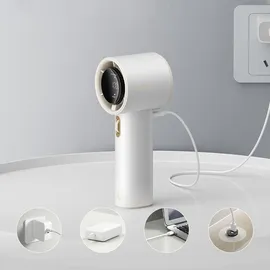 JISULIFE Pro1 3600 mAh FA53 (ABS) Mini-Gebläse, tragbarer USB-Ventilator - Weiß