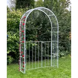 DanDiBo Ambiente Rosenbogen 140 x 0 x 0 cm Silber