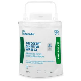Dr. Schumacher Descosept Sensitive Wipes XL 120 Tücher)