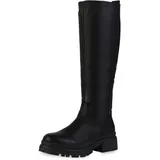 VAN HILL Plateaustiefel Damen Schwarz 42