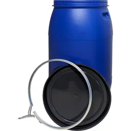 plasteo Weithalsfass 220 l Blau