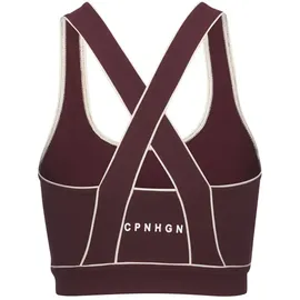 Copenhagen Studios Crop-Top Weinrot L