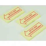 Info Haftmarker gelb "BITTE HIER UNTERSCHREIBEN" 3x 50 Streifen