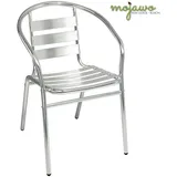 Mojawo Mojawo® - Bistro Stapelstuhl Gartenstuhl Modern stabil wetterfest