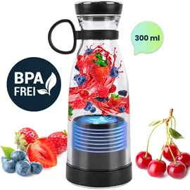 ideoon home Mobiler Smoothie Maker 300ml Standmixer