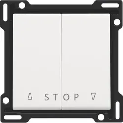 Niko Züblin 154-65918 Abdeckung für Doppel Rollladentaster zur elektronischen Bedienung 15465918