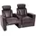 Mendler 2er Kinosessel HWC-H30 Kunstleder 147 x 103 x 0 cm Braun mit Relax-Funktion