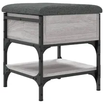 vidaXL Schuhbank 42 x 45 x 42 cm grau / grau