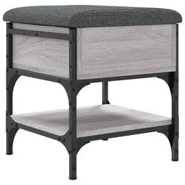 vidaXL Schuhbank 42 x 45 x 42 cm grau / grau