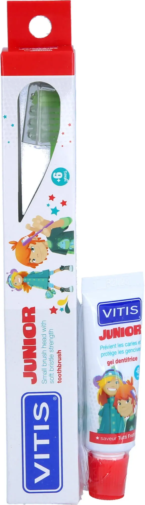 Vitis Junior Zahnbürste+15 ml Zahnpasta 1 ST