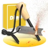 Dimiff Feuerstahl Set, Feuerstarter, Feuerstein Survival, Outdoor Feueranzünder, Robuster Feuerstab für Camping, Bushcraft und Notfallausrüstung